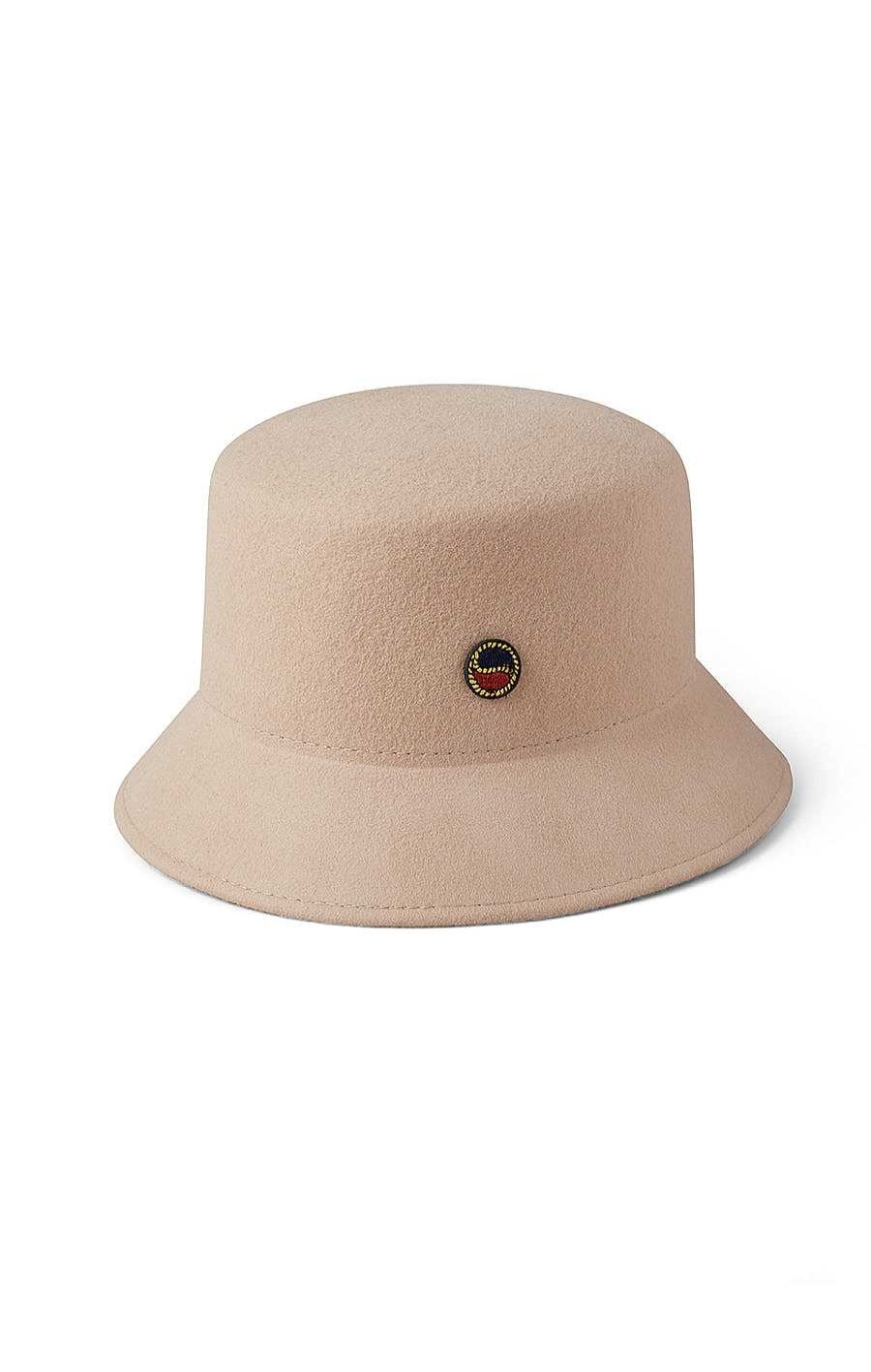 Women BUSNEL Hats | Tina Felted Bucket Hat Mineral