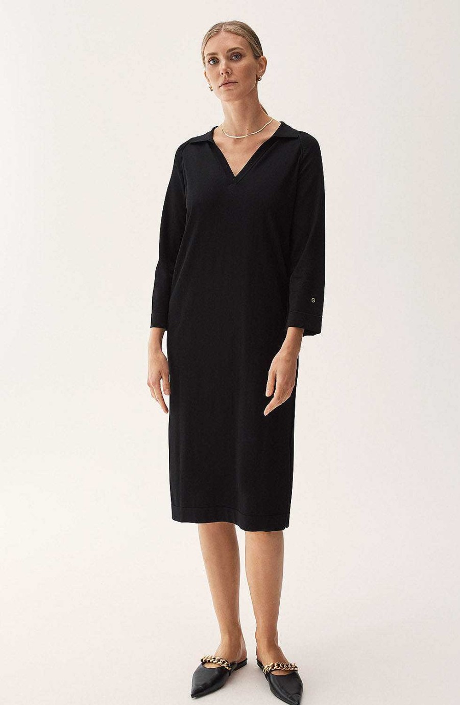 Women BUSNEL Dresses & Skirts | Rennie Dress Black