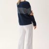 Women BUSNEL Cardigans & Sweaters | Carrie Sweater Marine Grain