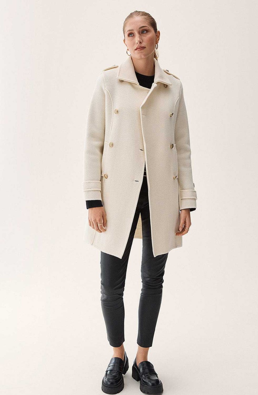 Women BUSNEL Busnel Classics | Marina Coat Off White