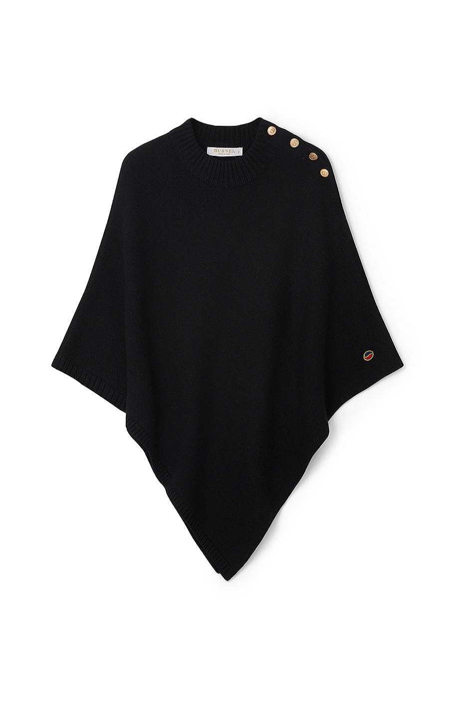 Women BUSNEL Capes & Ponchos | Randy Poncho Black