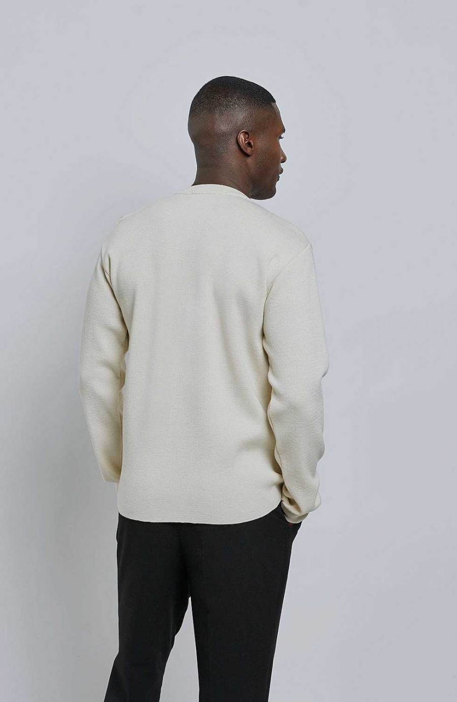 Men BUSNEL | St Hermine Sweater Off White