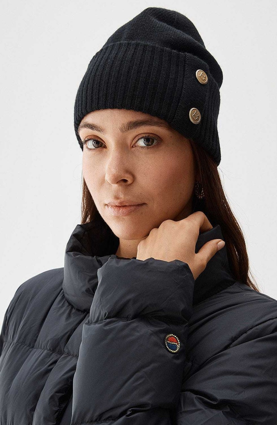 Women BUSNEL Hats | Roya Beanie Black