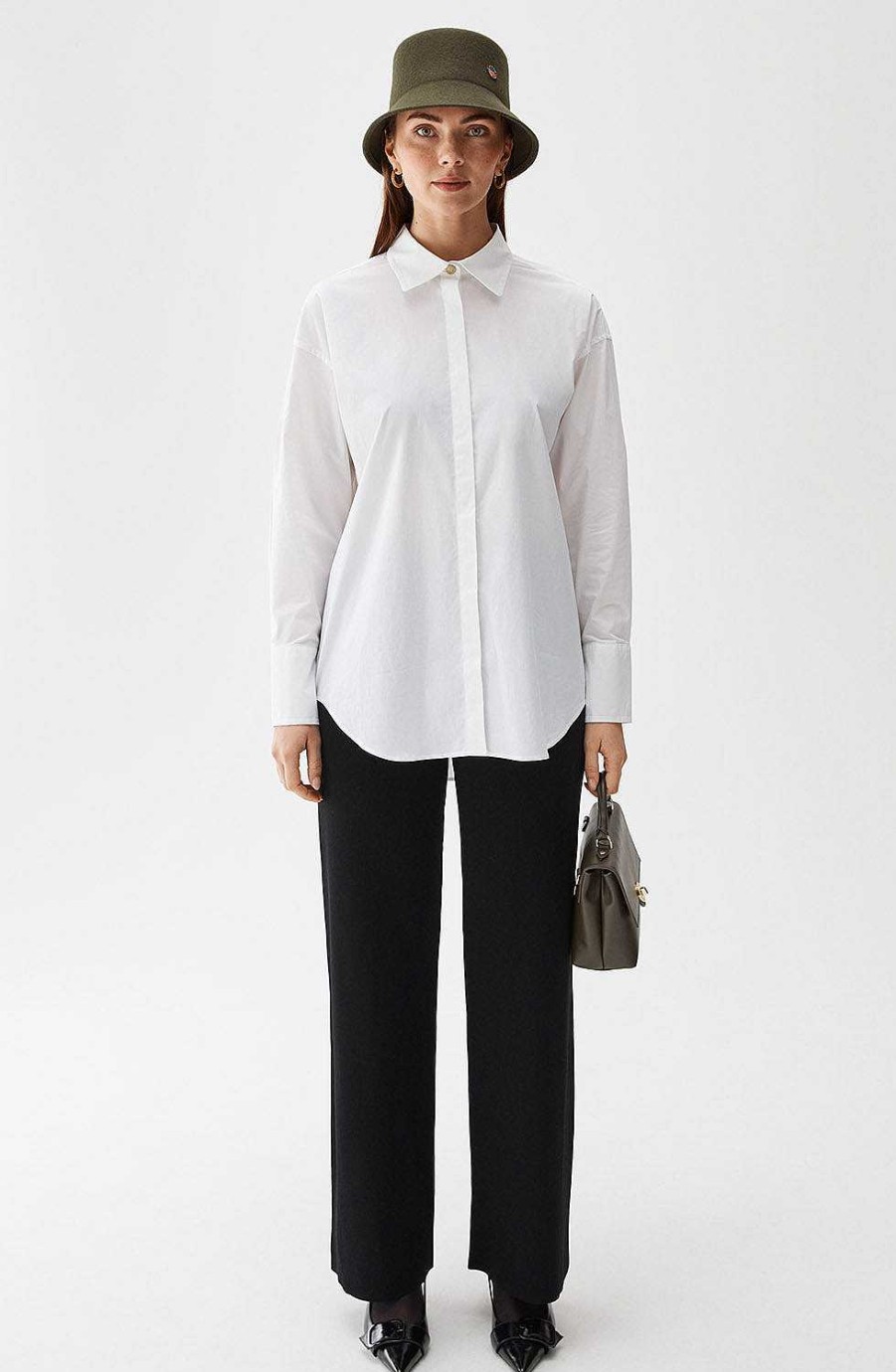 Women BUSNEL Shirts & Blouses | Nessie Shirt White