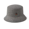 Women BUSNEL Hats | Tina Felted Bucket Hat Grey Melange