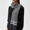 Women BUSNEL Scarfs | Cassina Scarf Black/Ecru