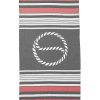 Women BUSNEL Home | Hammam Towel White/Light Red/Marine