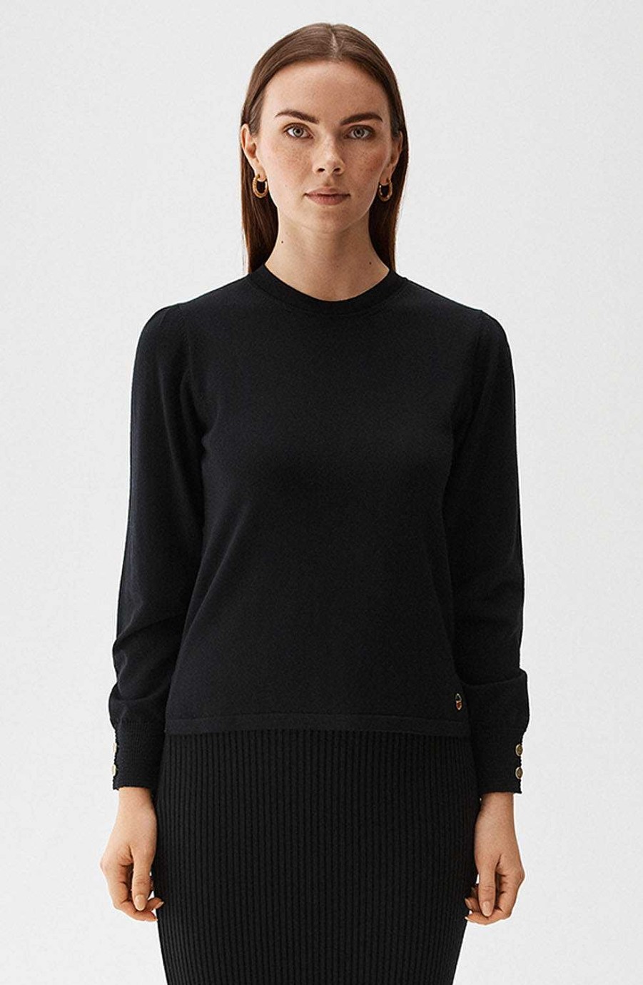 Women BUSNEL Tops & T-Shirts | Ronja Top Black