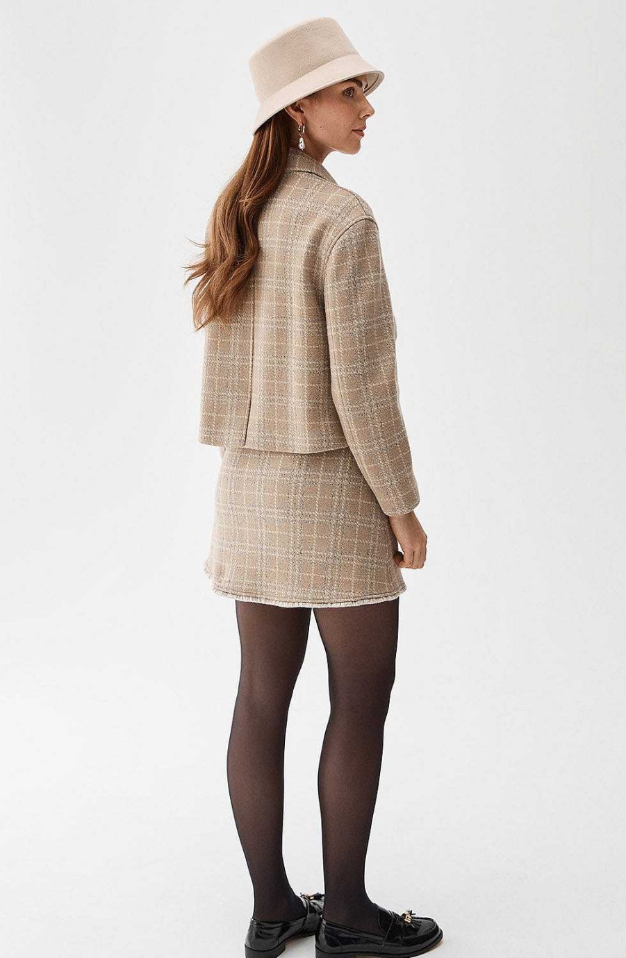 Women BUSNEL Coats & Jackets | Becky Jacket Toffee Check