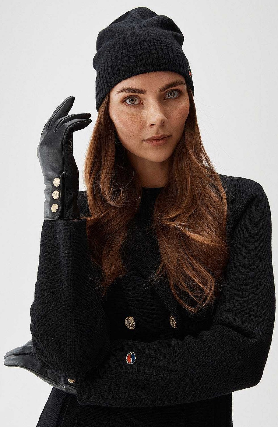 Women BUSNEL Gloves | Cara Gloves Black