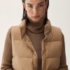 Women BUSNEL Scarfs | Ornella Rollerneck Collar Toffee