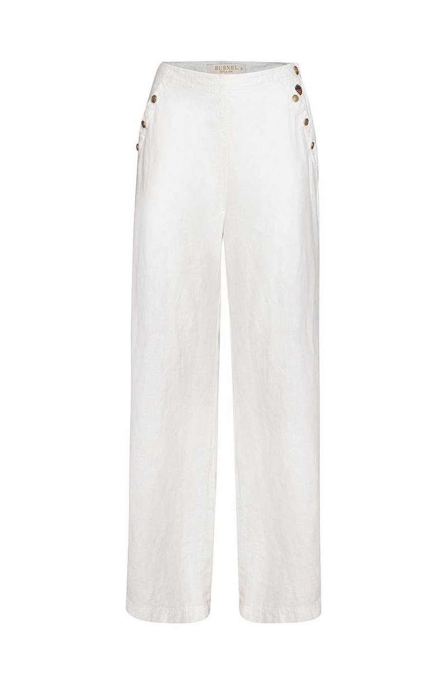 Women BUSNEL Trousers & Shorts | Pernille Trousers White