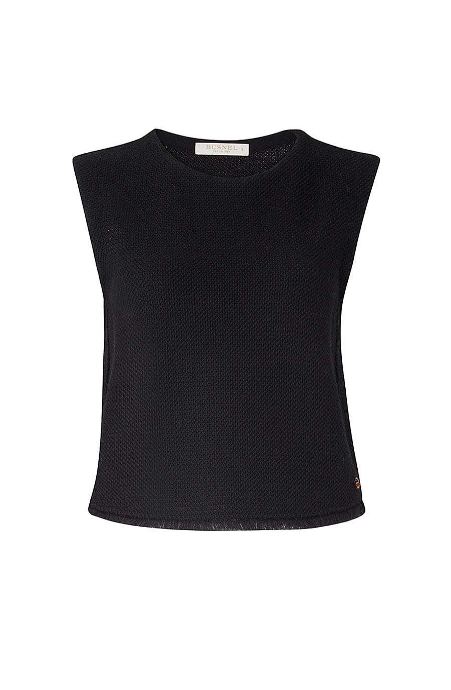 Women BUSNEL Tops & T-Shirts | Blanche Top Black