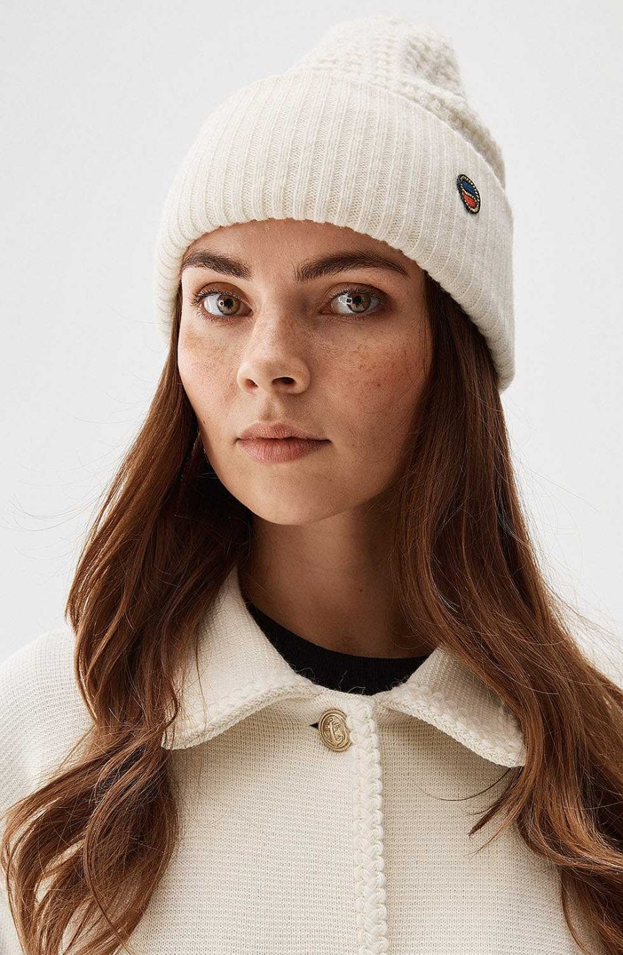 Women BUSNEL Hats | Garcia Beanie Ecru