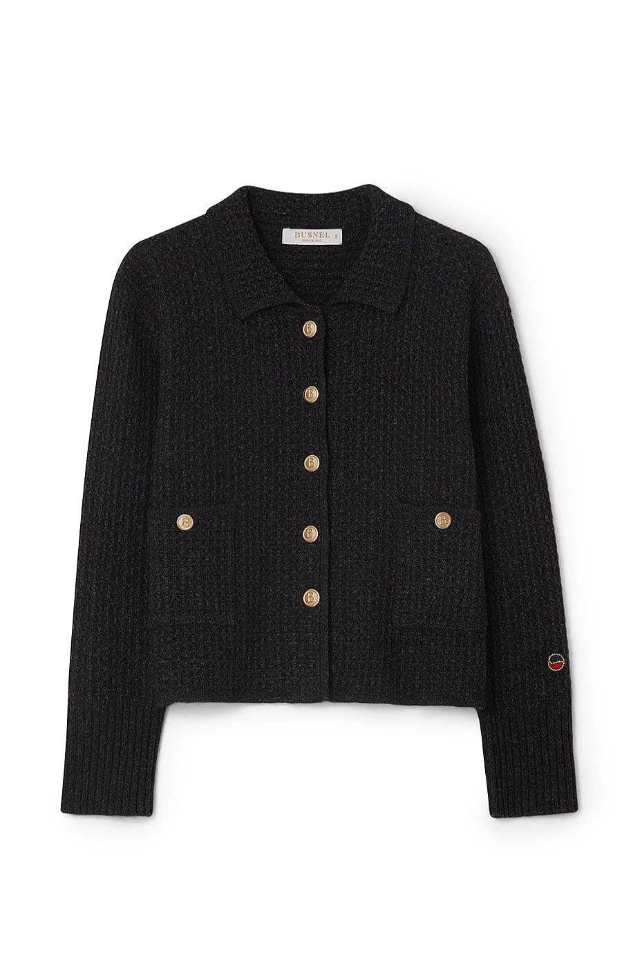 Women BUSNEL Cardigans & Sweaters | Goldie Jacket Antracite