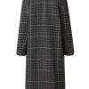 Women BUSNEL Coats & Jackets | Benedicte Coat Grey Melange Check