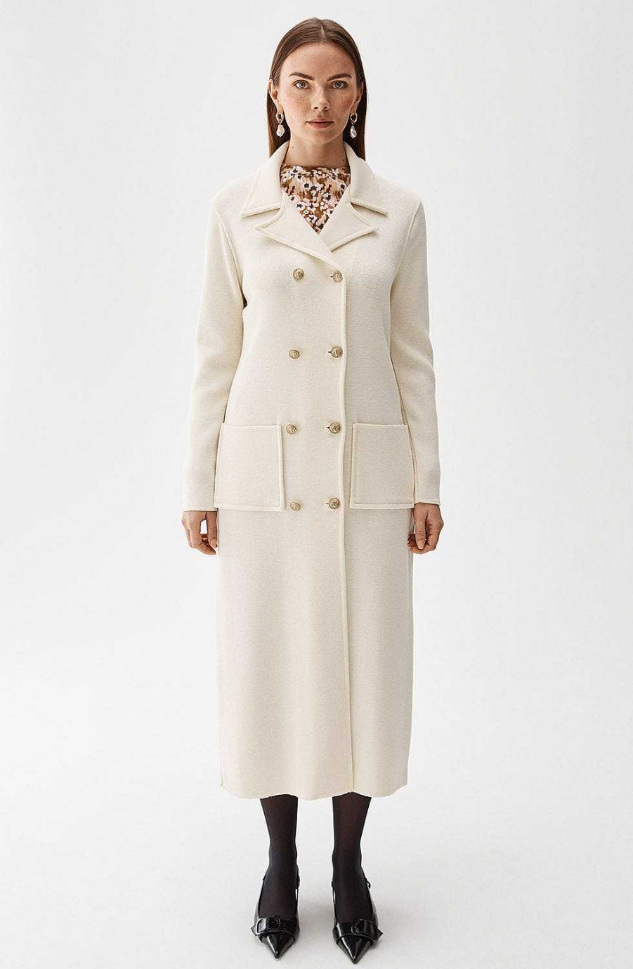 Women BUSNEL Busnel Classics | Capri Coat Off White