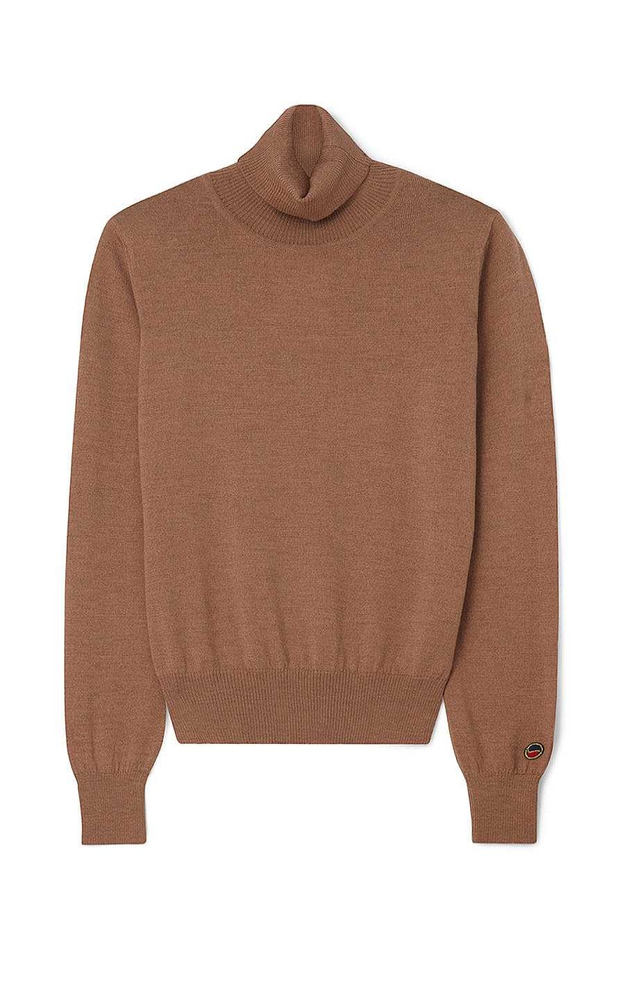 Women BUSNEL Cardigans & Sweaters | Alice Rollerneck Sweater Toffee