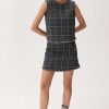 Women BUSNEL Dresses & Skirts | Bessie Skirt Grey Melange Check