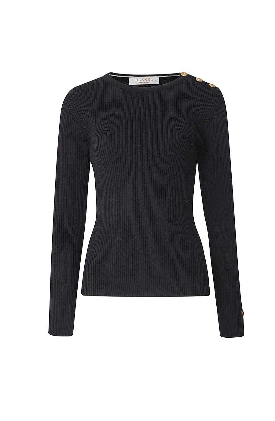 Women BUSNEL Cardigans & Sweaters | Noelle Sweater Black