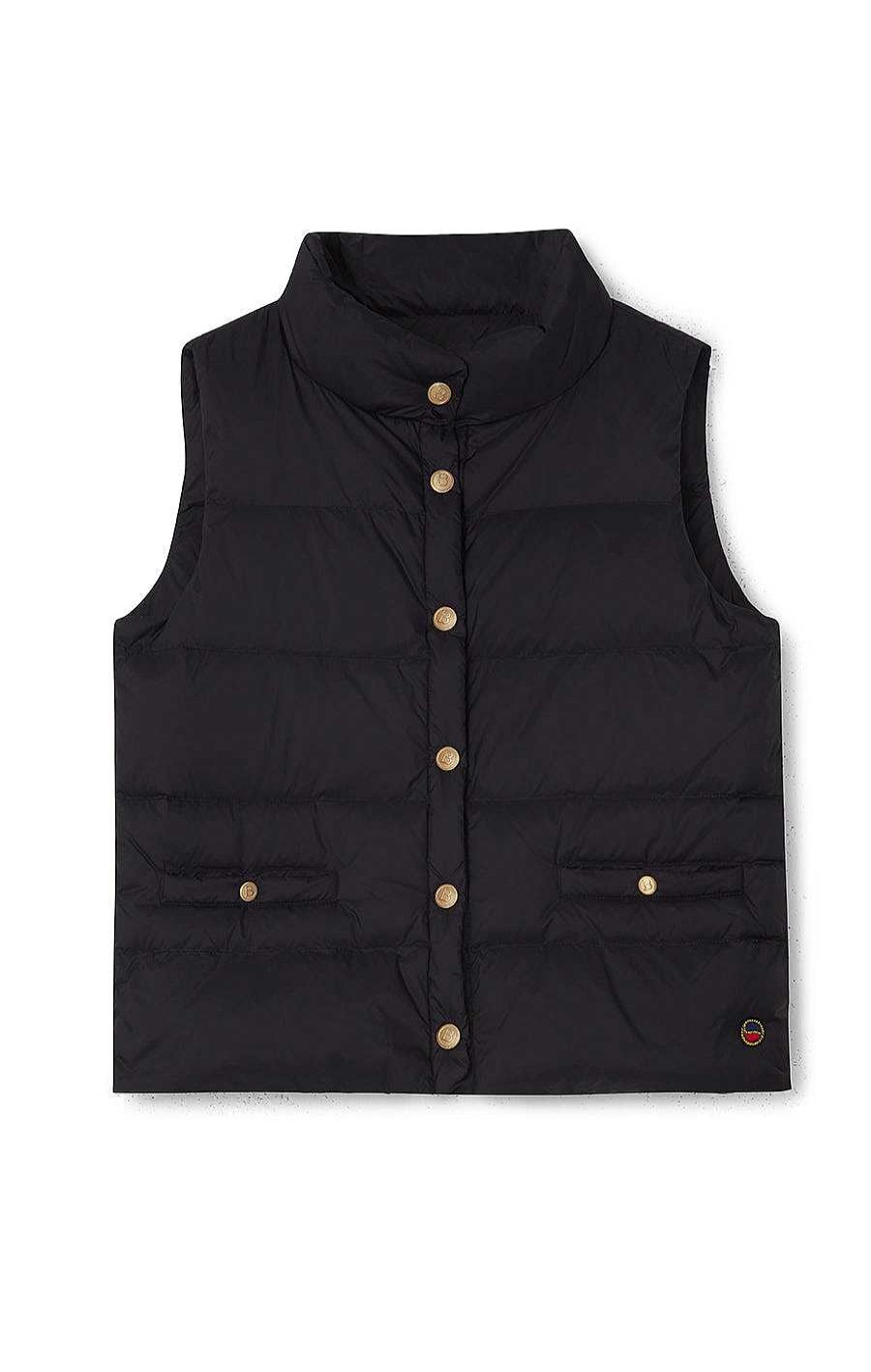 Women BUSNEL Down Collection | Amy Down Vest Black