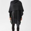 Women BUSNEL Capes & Ponchos | Mio Poncho Black/Antracite