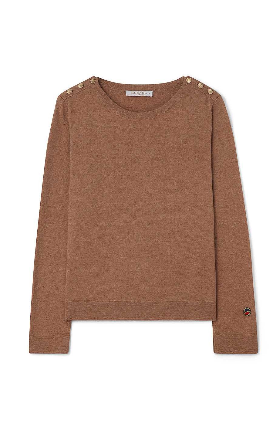 Women BUSNEL Cardigans & Sweaters | Annika Top Toffee