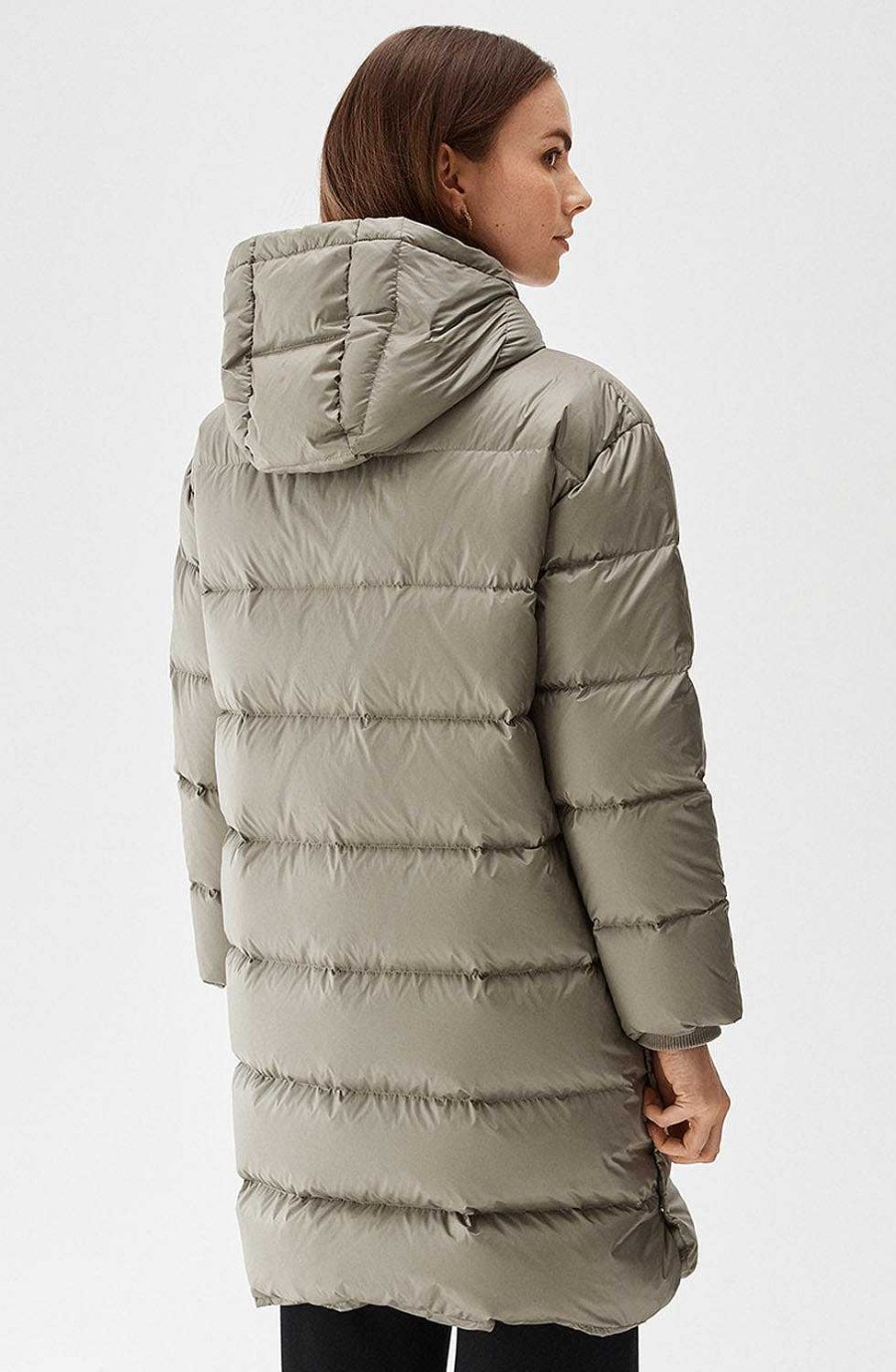 Women BUSNEL Down Collection | Farida Down Coat Olive