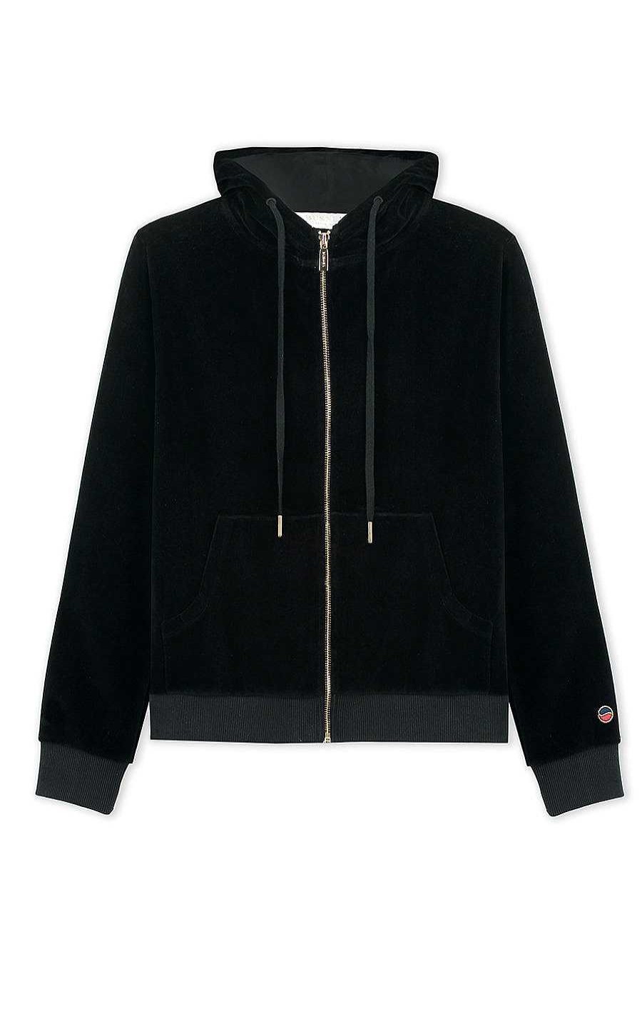 Women BUSNEL Cardigans & Sweaters | Amanda Hood Jacket Black