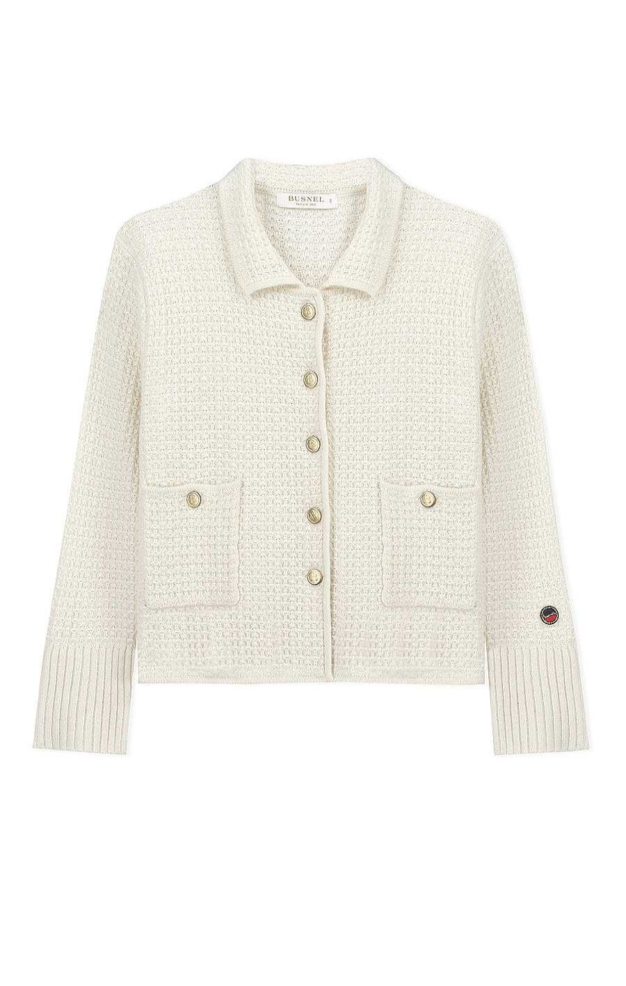 Women BUSNEL Cardigans & Sweaters | Goldie Jacket Ecru