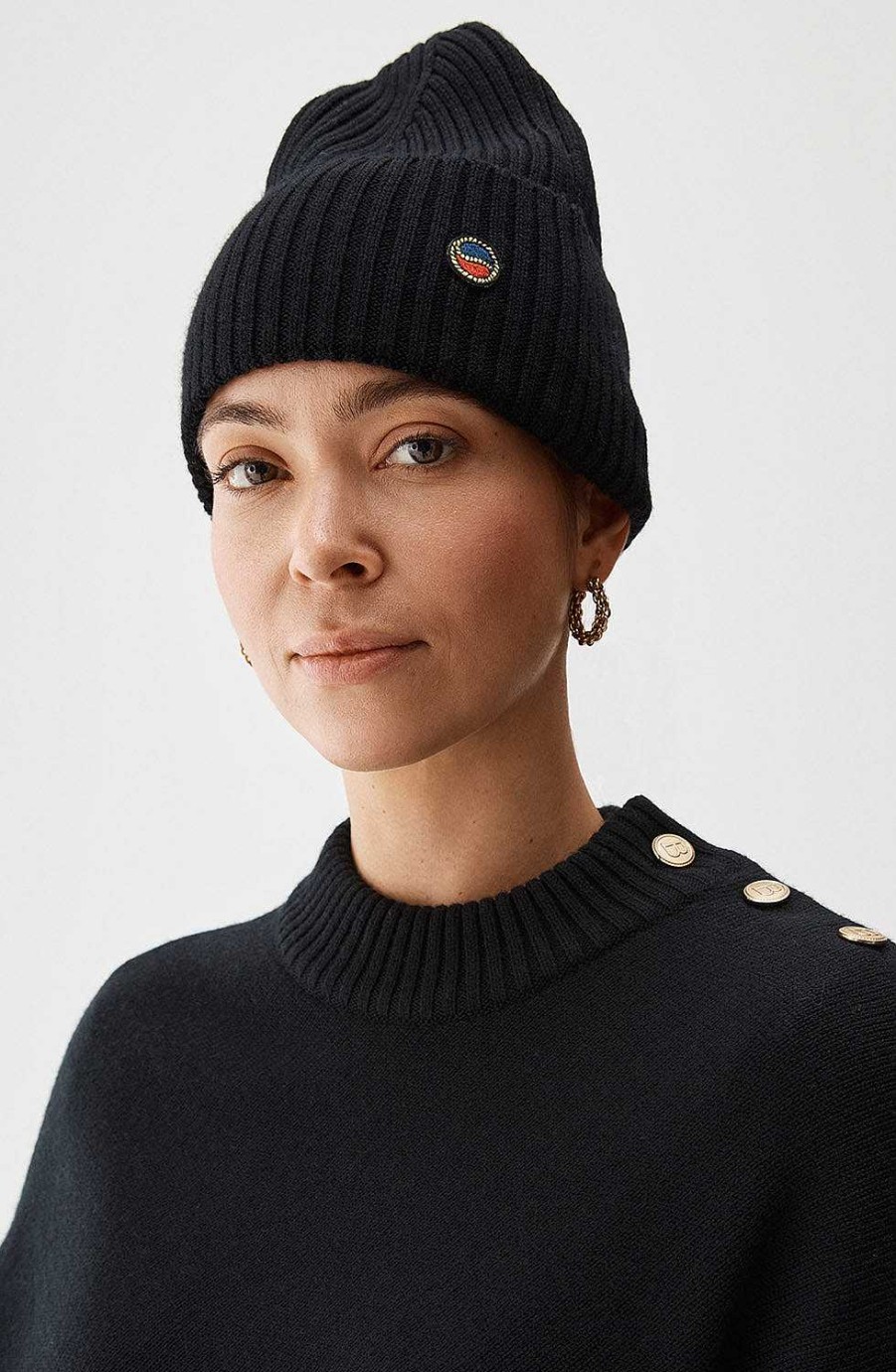 Women BUSNEL Hats | Malin Beanie Black